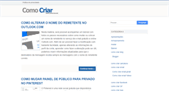 Desktop Screenshot of comocriar.net